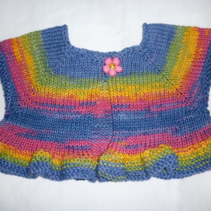 Child's Ruffled Ballerina Shrug