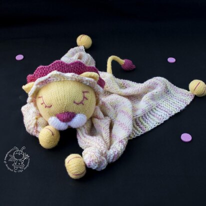 Lion Toy Baby Lace Blanket