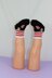 Baby Stripe Sock and T Bar Sandal Booties