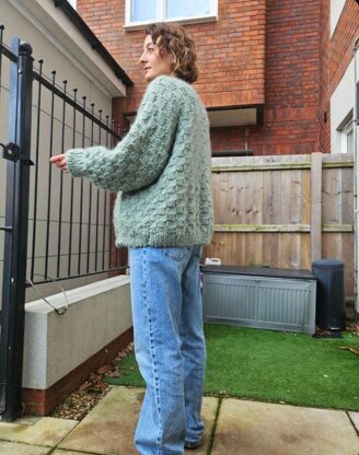 Oversized Basket Weave Sweater