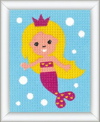 Vervaco Mermaid Tapestry Kit - 12.5 x 16cm