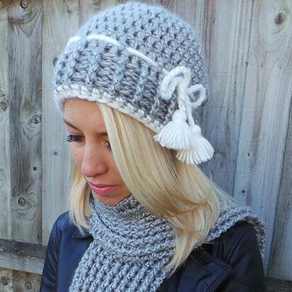 Nordic Tassel hat and scarf