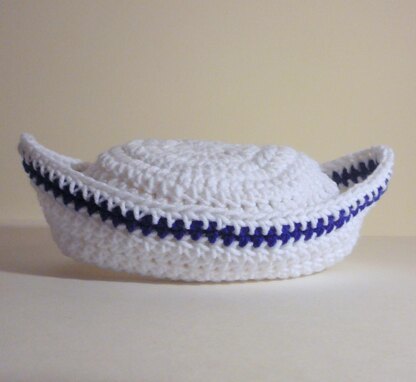 Sailor Hat Newborn to Adult