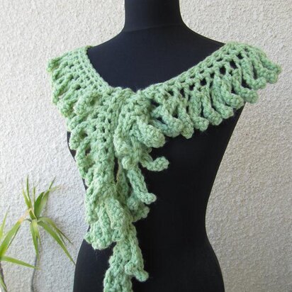 Crochet Scarf "Chunky Fringe"