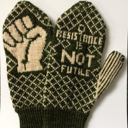 Peace de Resistance Mittens