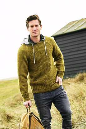 Mens Round Neck and V Neck Sweaters in Stylecraft Highland Heathers Aran - 9877 - Downloadable PDF