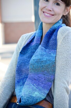 Lazy River Crochet Cowl