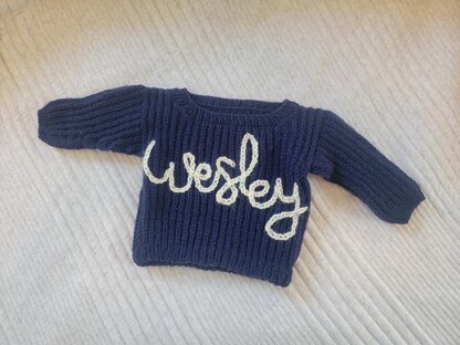 Wes Baby Sweater