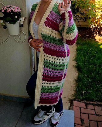 Crochet Multicolor cardigan