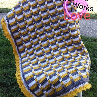 Striped Throw Blanket