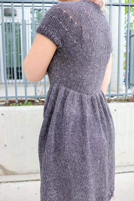 Easy Eyelet Yoke Dress