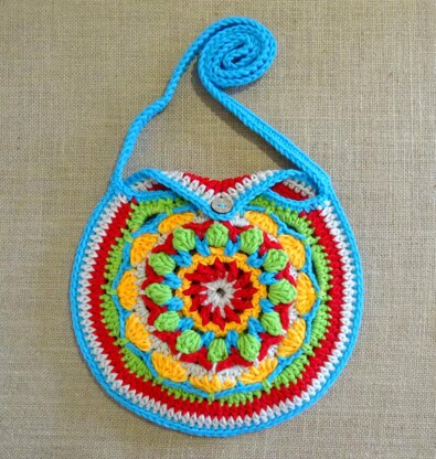 Crochet Mandala Shoulder Bag