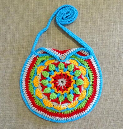 Crochet mandala discount purse free pattern