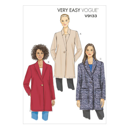 Vogue Misses' Jacket V9133 - Sewing Pattern