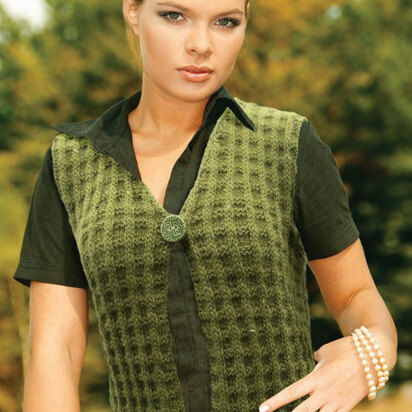 Corrugated Vest in Knit One Crochet Too Brae Tweed - 1722 - Downloadable PDF