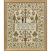 Historical Sampler Company Wedding Sampler Cross Stitch Kit - 33cm x 39cm