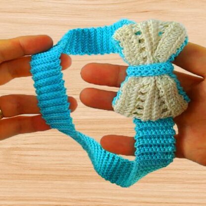 Crochet Bow Headband