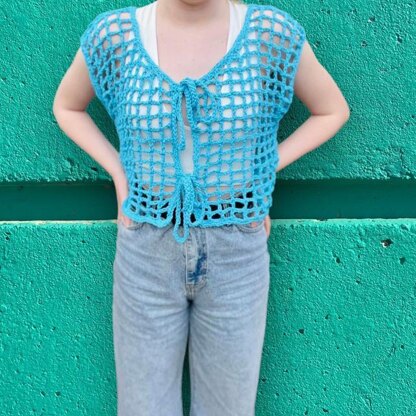 Mesh Crochet Cardigan