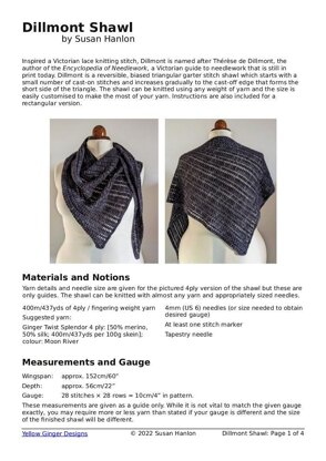 Dillmont Shawl