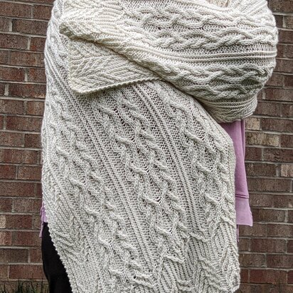 Warm Cranbrook Pocket Shawl