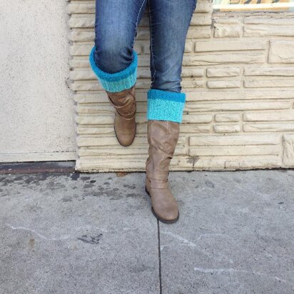 Color Block Boot Cuffs