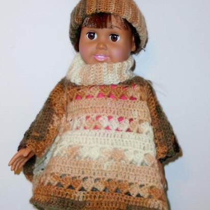 Dolly Poncho and Hat