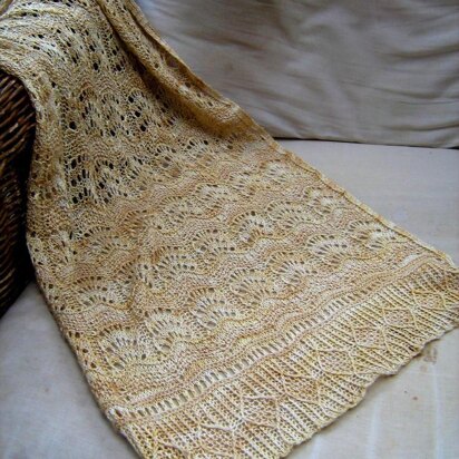 Pampas stole - knitting pattern