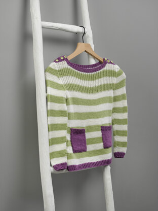 1255 Karoo -  Jumper Knitting Pattern for Women in  Valley Superwash DK by Valley Yarns