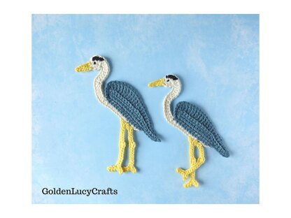 Blue Heron Applique