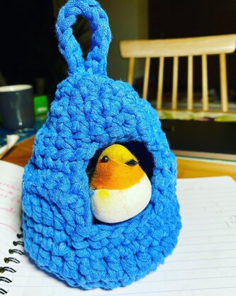 Bird nest crochet pattern