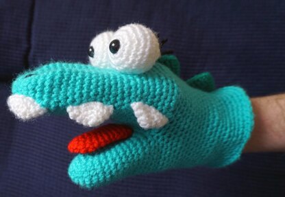 Crochet Pattern for the Hand Puppet Crocodile!