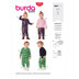 Burda Style Babies' Jacket – Trousers or pants – Reversible B9293 - Paper Pattern, Size 1M - 3