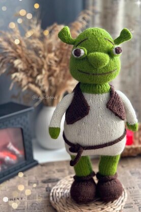 Shrek Knitting Pattern