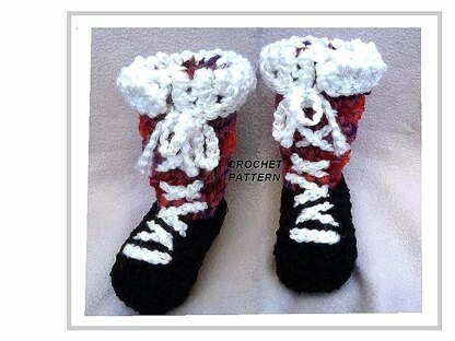 617 Tall Boot Style Slippers, baby to adult