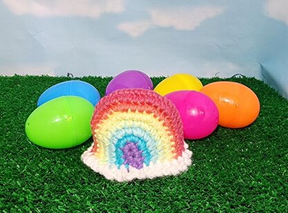 Rainbow Egg Cozy