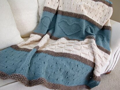 Heart Throw & Baby Blanket