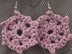 Cotton crochet earrings UK terms