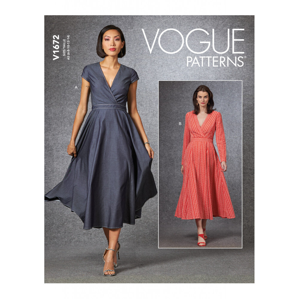 Vogue Misses' Dress V1672 - Sewing Pattern | LoveCrafts Vogue Misses' Dress V1672 - Sewing Pattern | LoveCrafts