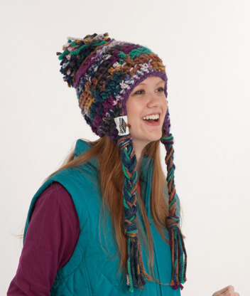 Aspen Hat in Schachenmayr Bravo Big Color and Boston Style -  DC1011