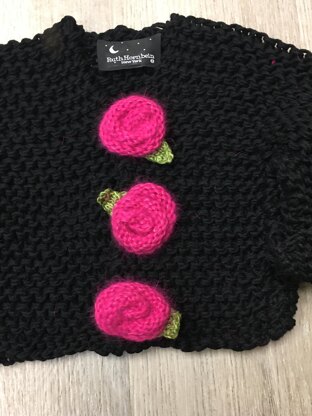 Rose Button Cardigan