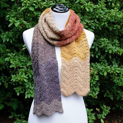 Autumn Ripple Scarf