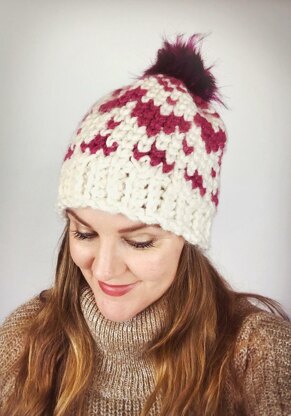 Country Hearts Chunky Beanie