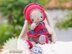 Crochet Pattern - Doll Clothes - Outfit Cute Little Girl for Bunny toy