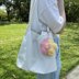 Flower Water Bottle Holder PDF pattern – market bag, cup sleeve, bag charm, flower keychain, crochet cup holder, flower bag charm