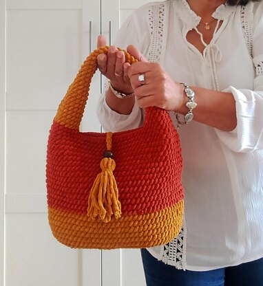 Chenille Egg Bag