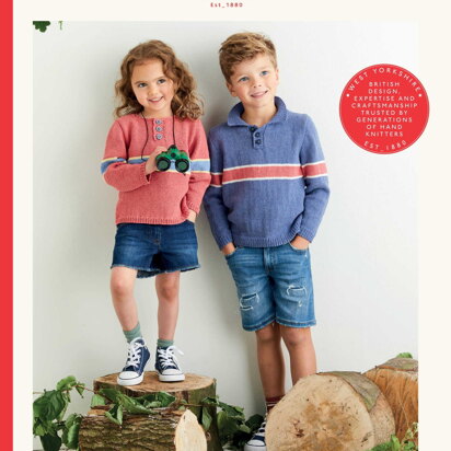 Follow The Leader Henley in Sirdar Snuggly Replay - 2593 - Downloadable PDF