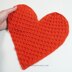 Waffle Heart Dishcloth