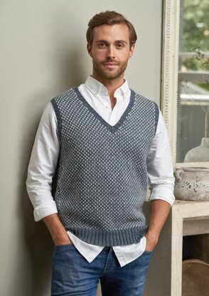 Amos Waistcoat in Rowan Island Blend Fine - ZB296-00004-FR - Downloadable PDF