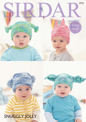 Hats in Sirdar Snuggly Jolly - 4723 - Downloadable PDF