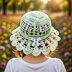 Easy Crochet Summer Hat Pattern – Cotton Sun Hat for Kids, Beginner-Friendly PDF